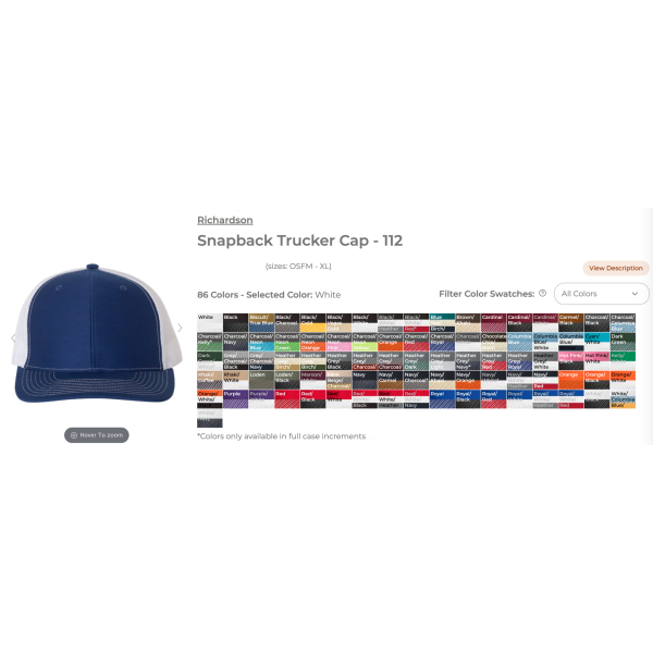 Richardson Snapback Trucker Hat - Image 2